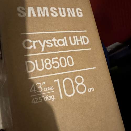 Samsung 43" Crystal UHD DU8500 4K 三星43吋電視機