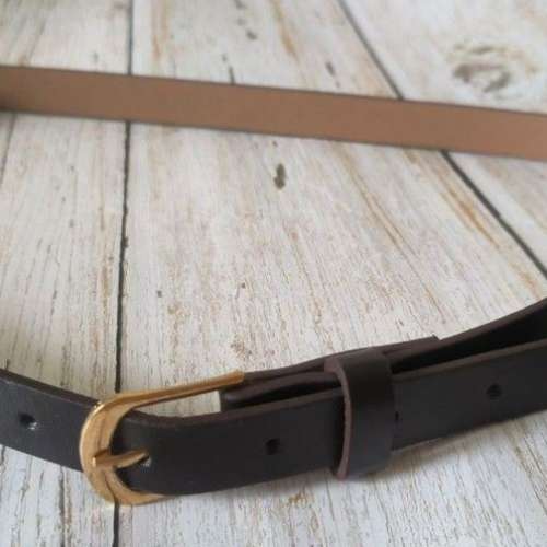 全新 啡色 腰帶