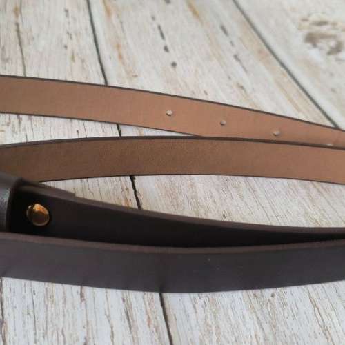 全新 啡色 腰帶