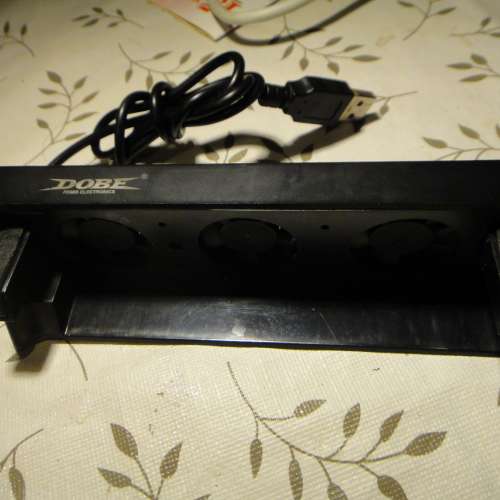 DOBE PS4 Slim遊戲機主機散熱扇冷卻風扇智能溫控後置風扇