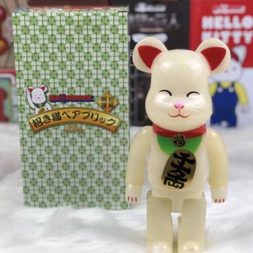 激罕 Bear 夜光 暴力熊 招福 金運 千萬兩 高約 28cm Figure 公仔