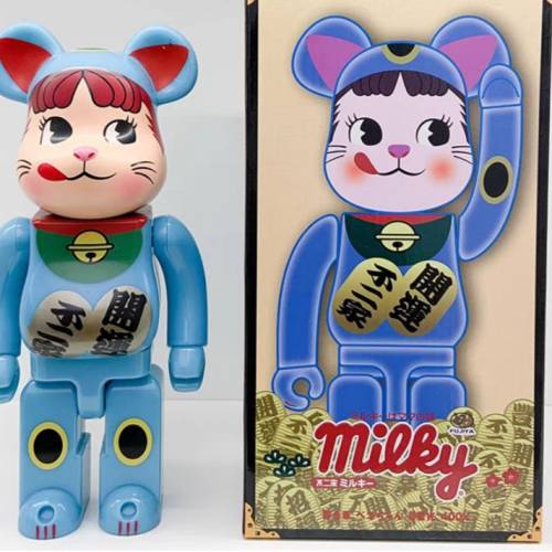 激罕 Bear 夜光藍 暴力熊 招福 招財 牛奶妹 高約28cm 公仔 Figure