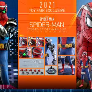 全新連啡盒 Hot Toys VGM 51 Marvel’s 蜘蛛俠 Spider-Man – Cyborg Suit