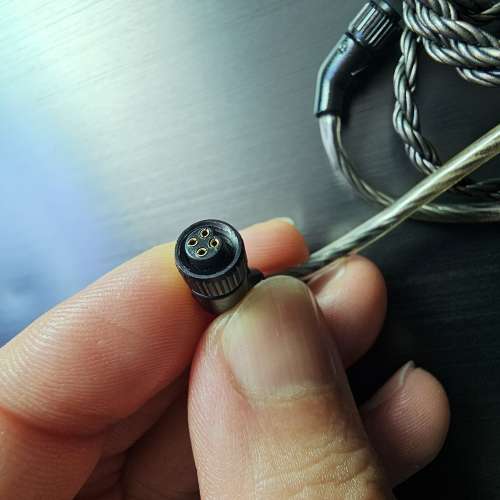 MOON AUDIO - Silver Dragon IEM cable FOR JH AUDIO 2.5 balance 頭