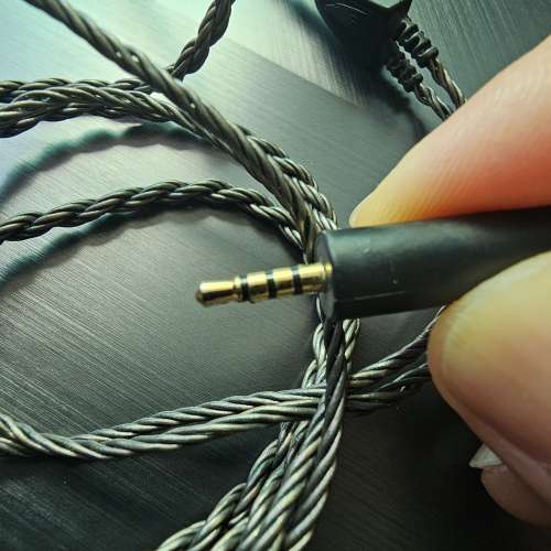 MOON AUDIO - Silver Dragon IEM cable FOR JH AUDIO 2.5 balance 頭