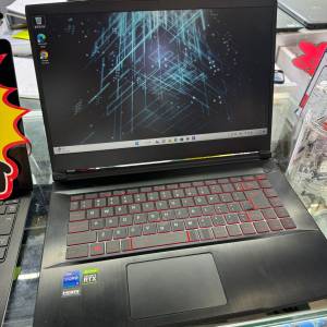 (荃灣實體店💓高質電競機) MSI  i7 11800H 16核/RTX3050ti/8,16gb ram/128,512gb ss...