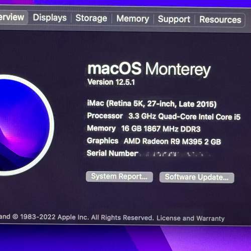 iMac (Retina 5K / Late 2015 / 27")