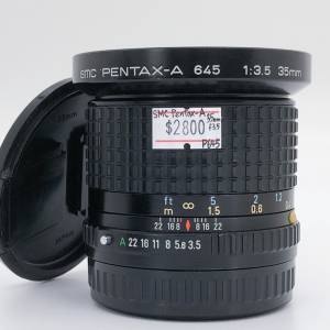 98% New Pentax A SMC 35mm F3.5手動鏡頭, 深水埗門市可購買