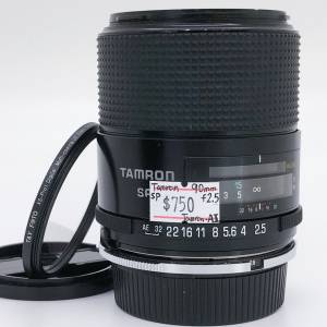 98% New Tamron SP 90mm F2.5手動鏡頭, 深水埗門市可購買