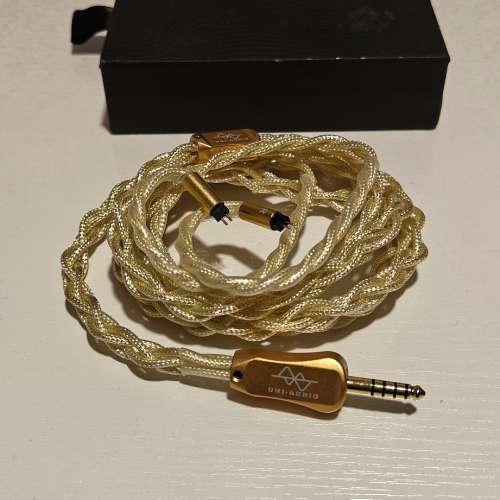 uni audio 4絞油浸單晶銅鍍金線