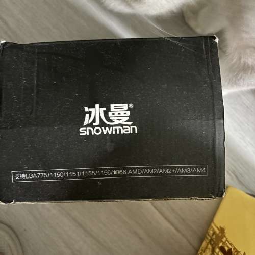 [全新] 超強勁雙風扇塔式cpu散熱器 冰曼m-x6 not ram cpu