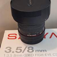 Samyang 8mm f3.5 Fish-eye CS II Canon Mount 8 3.5