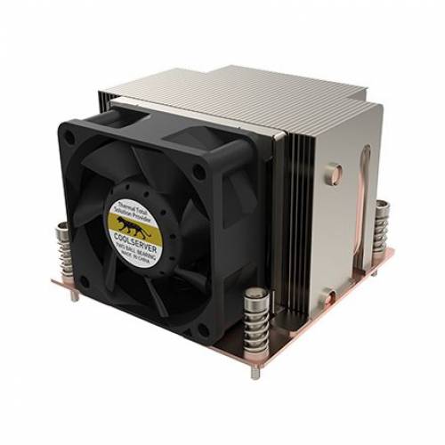 Intel-1U超薄2U2熱管電腦CPU散熱器 服務器12代 i9均熱板純銅鋁鰭片LGA-1700/115X/1...