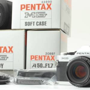 Pentax MG film camera 50mm lens