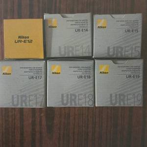 Nikon UR-E2 至UR-E19 Adaptor Rings for Coolpix Cameras, 所有Adaptor Rings 都有...