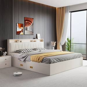 雙抽屜儲物床架 Double drawers bed frames