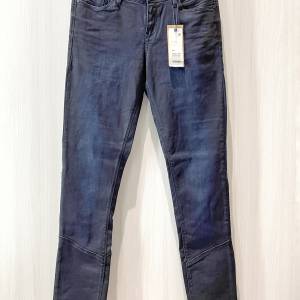 100%全新 歐陸潮牌 S.Oliver Biker Jeans 男裝修身牛仔褲 深藍色 S碼 Smart Casual