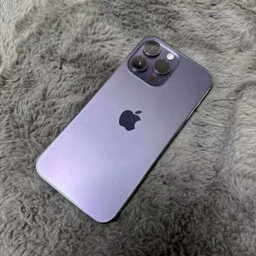 Apple iPhone 14 Pro Max 256G 暗紫色 ，功能全部正常運作，電池效能89 %，5G 雙咭...