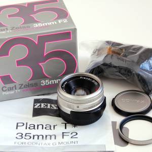 Contax G35mm F2 Carl Zeiss Planar T* 95% new full packing