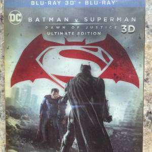 Batman vs Superman 終極版3D blue ray disc $30 吖睇過一次