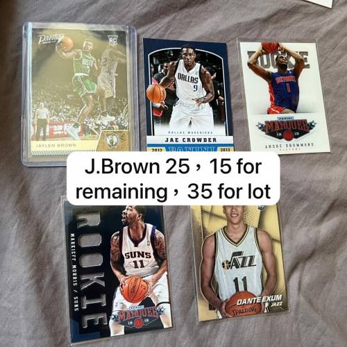 （NBA球星卡）JBrown B beal 新秀卡