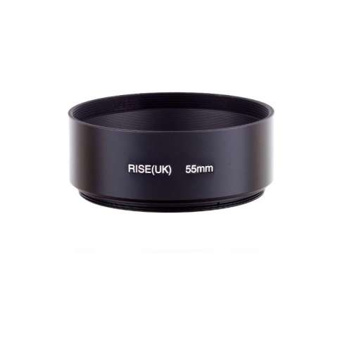 RISE(UK) 55mm Metal Screw-in Standard Lens Hood 金屬遮光罩