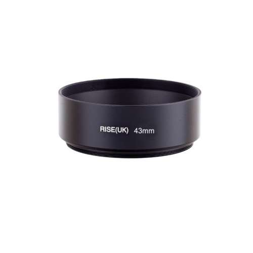 RISE(UK) 43mm Metal Screw-in Standard Lens Hood
