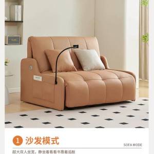 兩座位科技布智能無線遙控電動梳化床 Electric Sofa Bed