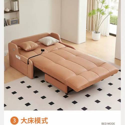 兩座位科技布智能無線遙控電動梳化床 Electric Sofa Bed