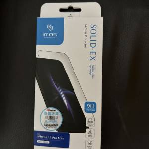 imos Corning AG2BC 2.5D iPhone 16 Pro Max (6.9") 康寧玻璃全屏保護貼