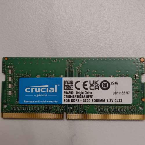 Crucial DDR4 3200 8GB notebook