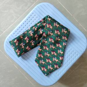 Duomo Milano ~ Green Horse Pattern Tie