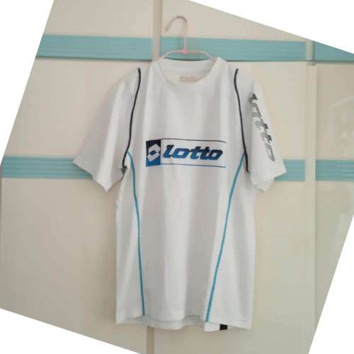 Lotto ~ White Sports Tee · 白色運動短袖衫