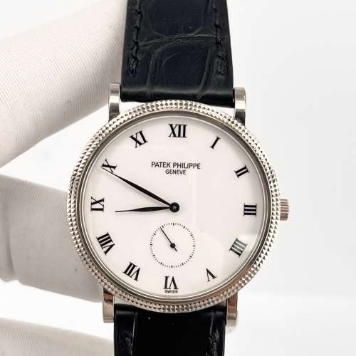 百达翡丽 Calatrava White Gold. Ref:3919G-001