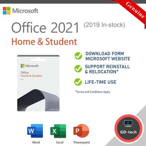 Microsoft Office 2021 家用版 Home & Student with account including Word Excel