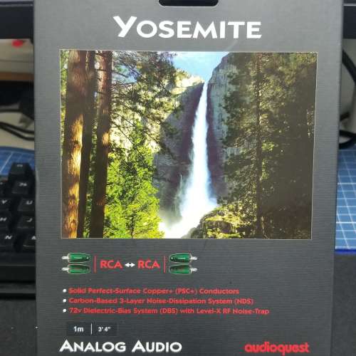 美國線聖 audioquest yosemite rca cable