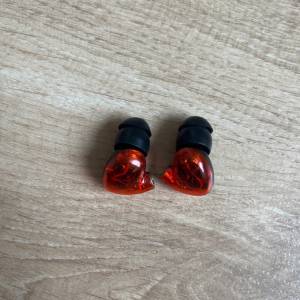 全新耳機單元 earphone earbuds red 紅色