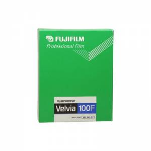 FUJIFILM RVP 4x5 Fujichrome Velvia 100-F (20 Sheets)