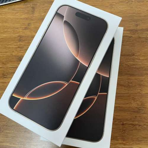 全新未開封 iPhone 16 Pro 256GB 沙漠色 (No.1)