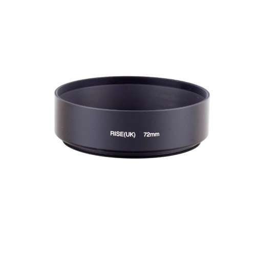 RISE(UK) 72mm Metal Screw-in Standard Lens Hood ( Designed For 72mm Filter Size)