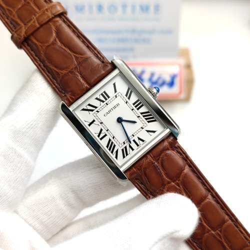 Tank Must SS White Dial watch