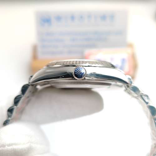 DateJust 36 SS 126234 Green Leaf Diamonds Dial watch