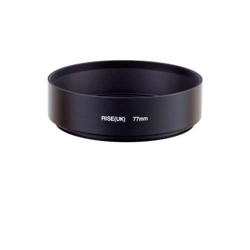 RISE(UK) 77mm Metal Screw-in Standard Lens Hood 金屬遮光罩 (Designed For 77mm)