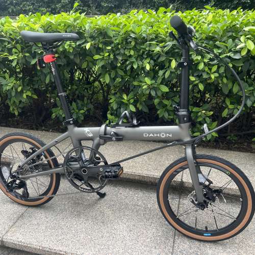 2024 最新車架平焊版 內摺頭柱 DAHON K3 PLUS MINI 9速 16吋349 碟剎 鋁合金 折叠車...