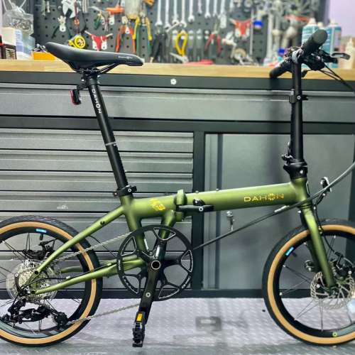 2024 最新車架平焊版 內摺頭柱 DAHON K3 PLUS MINI 9速 16吋349 碟剎 鋁合金 折叠車