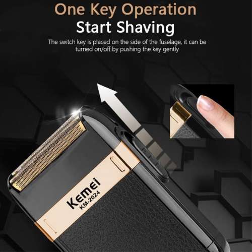 KEMEI Electric Shaver Trimmer Razor Rechargeable Hair Beard Shaving Machine