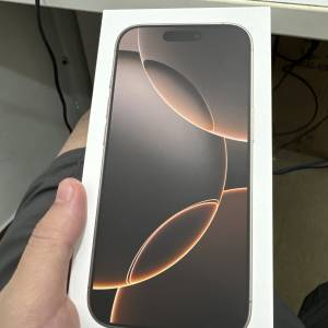 iPhone 16 pro 細機 256gb 沙漠金色