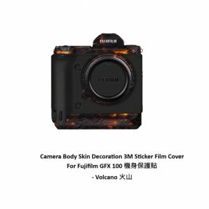 Camera Body Skin Decoration 3M Sticker Film Cover For Fujifilm GFX 100 機身保護...