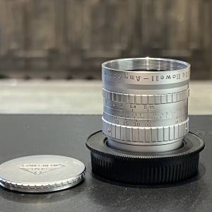 Bell & Howell Angenieux cine Lens 1 inch (25mm) f0.95 with M43 adapter