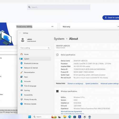 Lenovo ThinkCentre M910q Mini PC